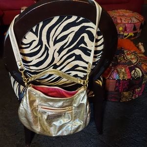 Coach Puppy Purse gold color